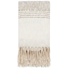 VELORA THROW 4'X5' LIGHT BEIGE