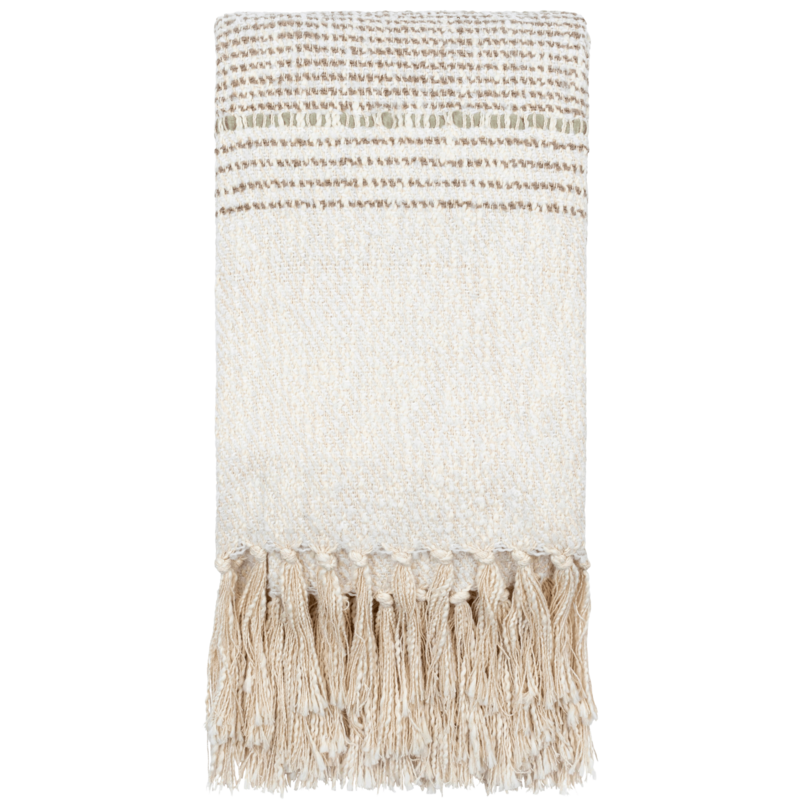 VELORA THROW 4'X5' LIGHT BEIGE