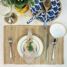 MONTEGO PLACEMATS JUTE NATURAL SET-4