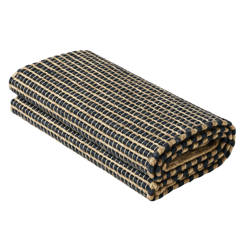 MONTEGO TABLE RUNNER JUTE BLACK NATURAL