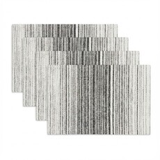 DRIFT PLACEMAT WHITE BLACK