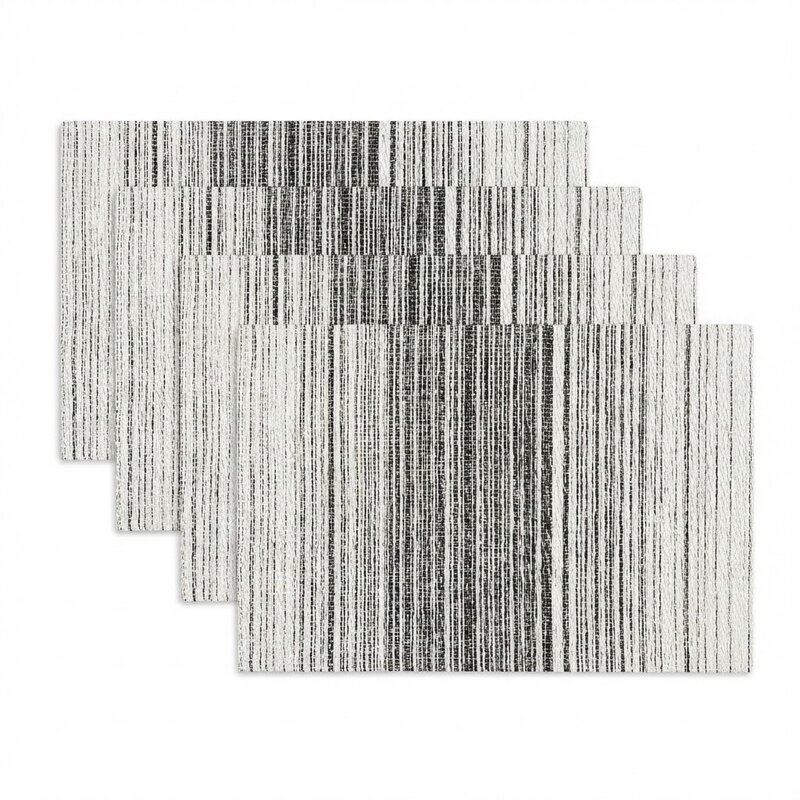 DRIFT PLACEMAT WHITE BLACK