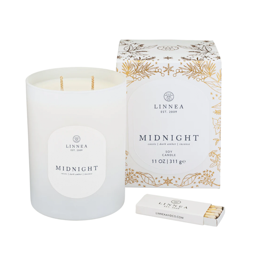 MIDNIGHT - LINNEA Two Wick Candle
