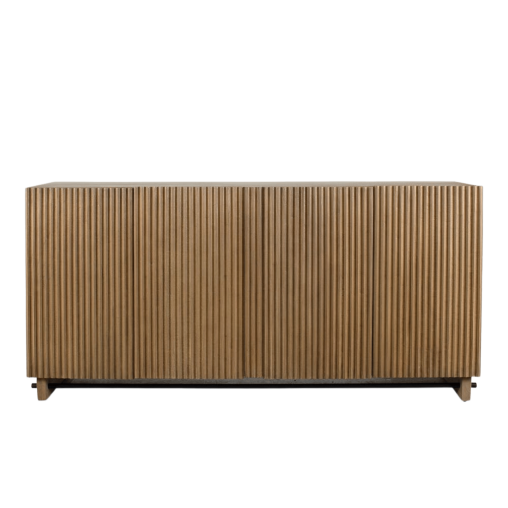 KELLY 4 DOOR SIDEBOARD NATURAL