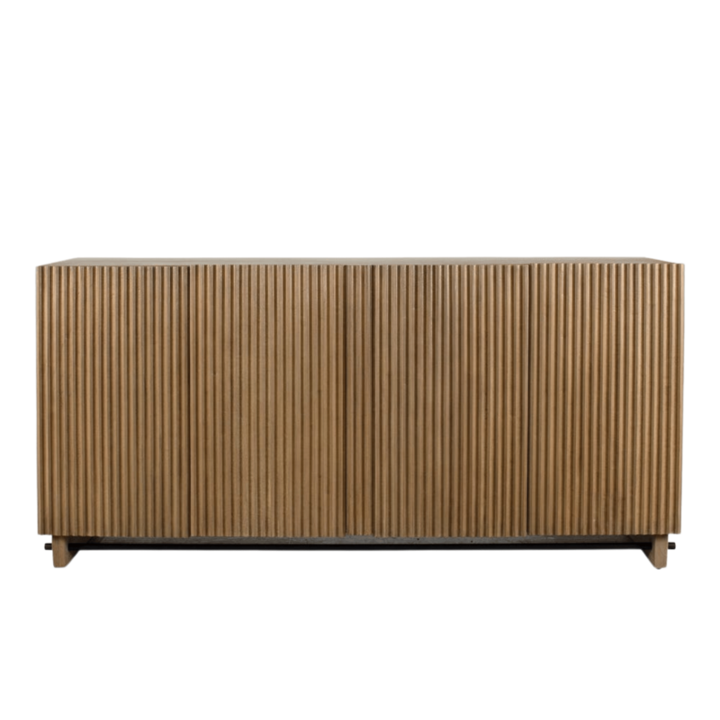 KELLY 4 DOOR SIDEBOARD NATURAL