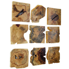 AMANI WALL DECOR WOOD SET-9