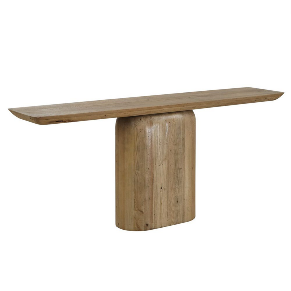 CAMRYN CONSOLE TABLE NATURAL OAK