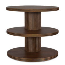 TRESTLE 3-TIER SIDE TABLE