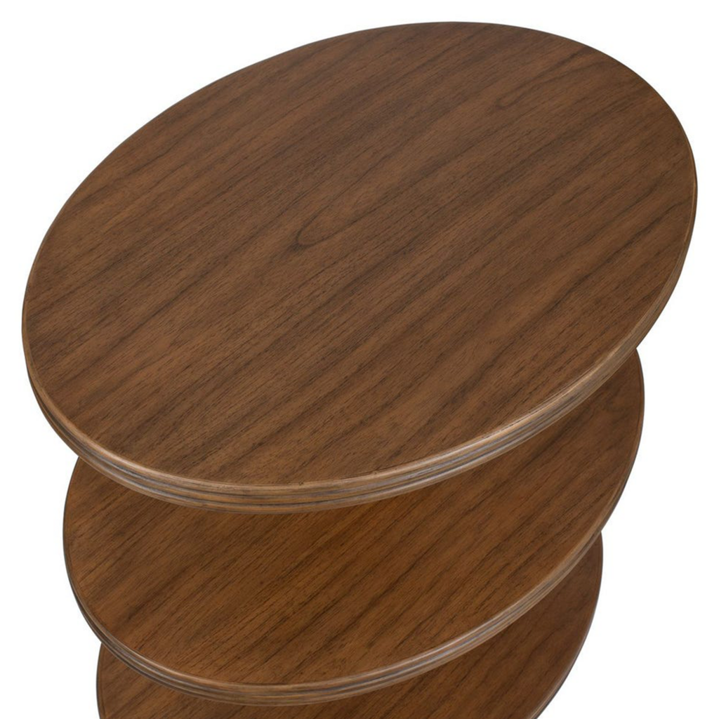 TRESTLE 3-TIER SIDE TABLE