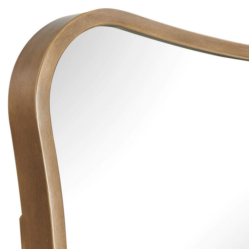 PAVA MIRROR METAL GOLD LARGE