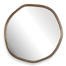 ROSEMONT MIRROR ROUND METAL BRASS