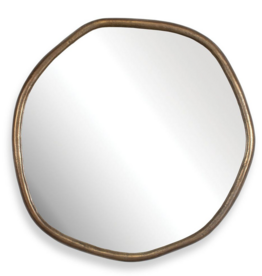ROSEMONT MIRROR ROUND METAL BRASS