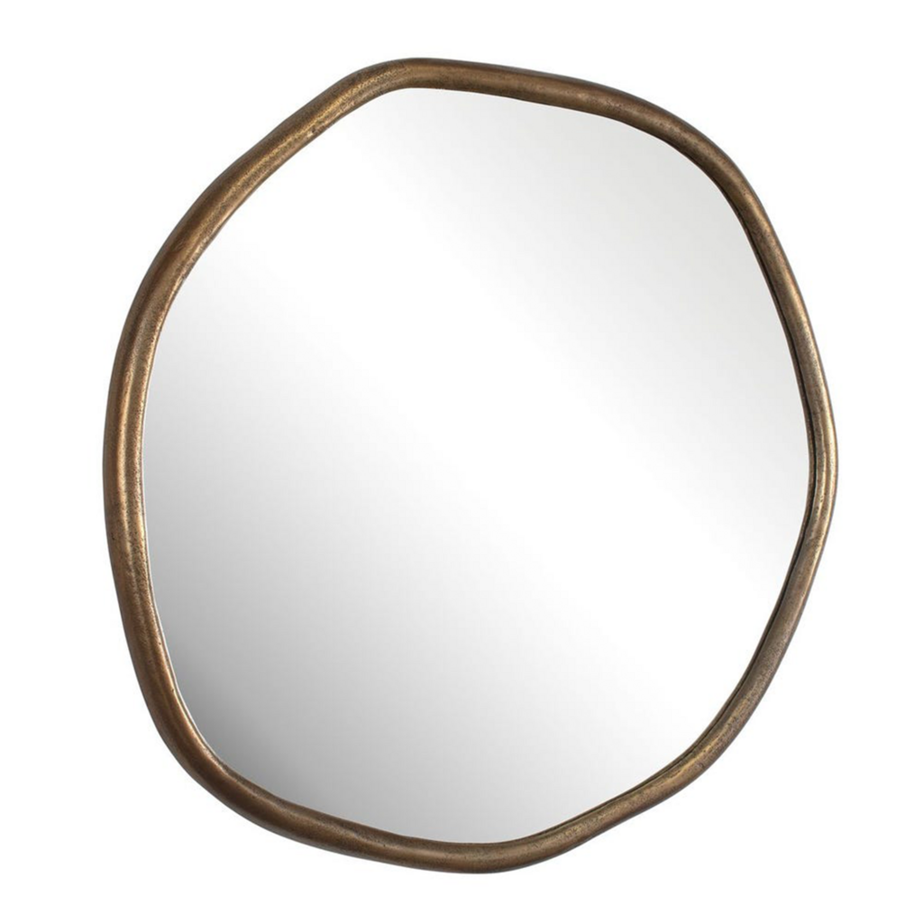 ROSEMONT MIRROR ROUND METAL BRASS
