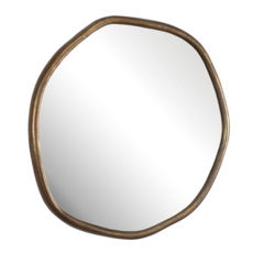 ROSEMONT MIRROR ROUND METAL BRASS