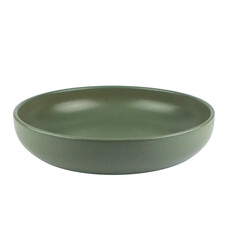 UNO PASTA BOWL 8.75" STONEWARE OLIVE GREEN