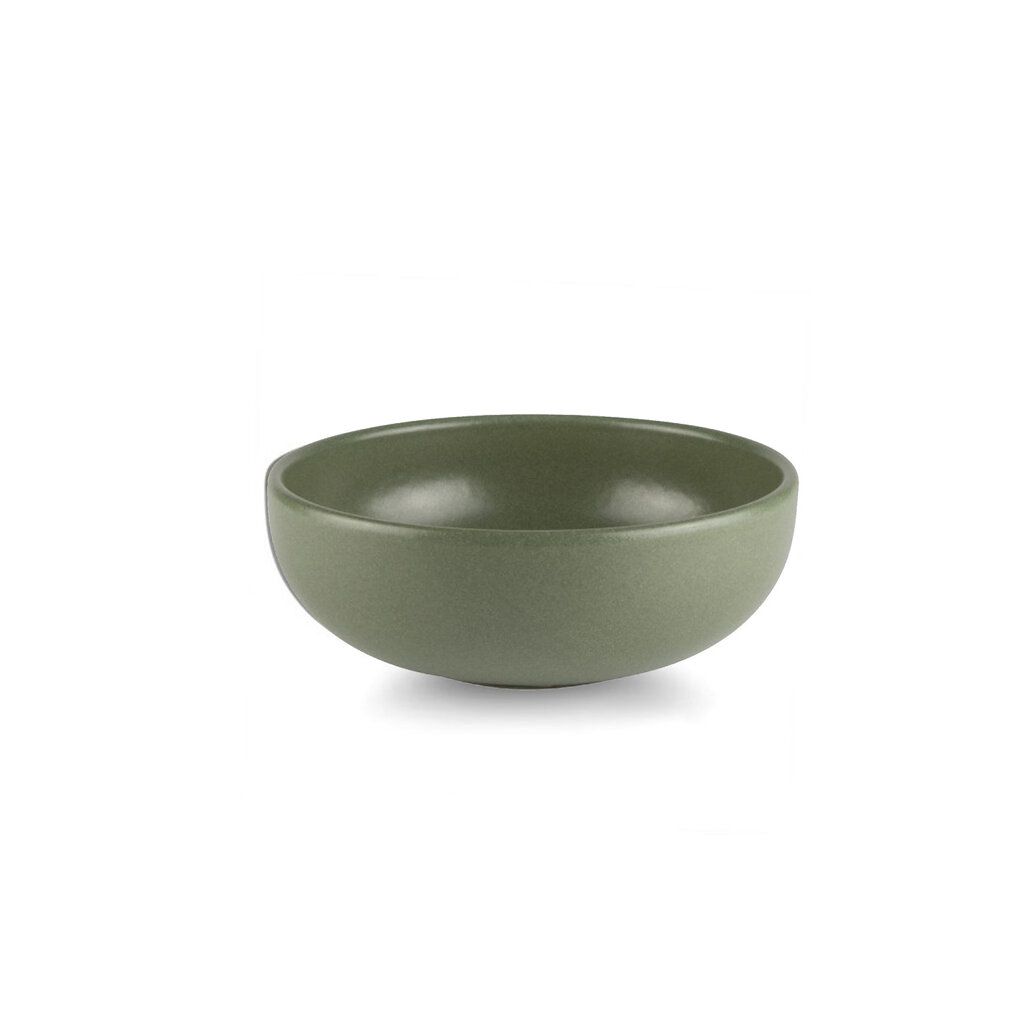 UNO DIP BOWL 5" STONEWARE OLIVE GREEN