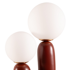 RHYE TABLE LAMP DARK BURGUNDY