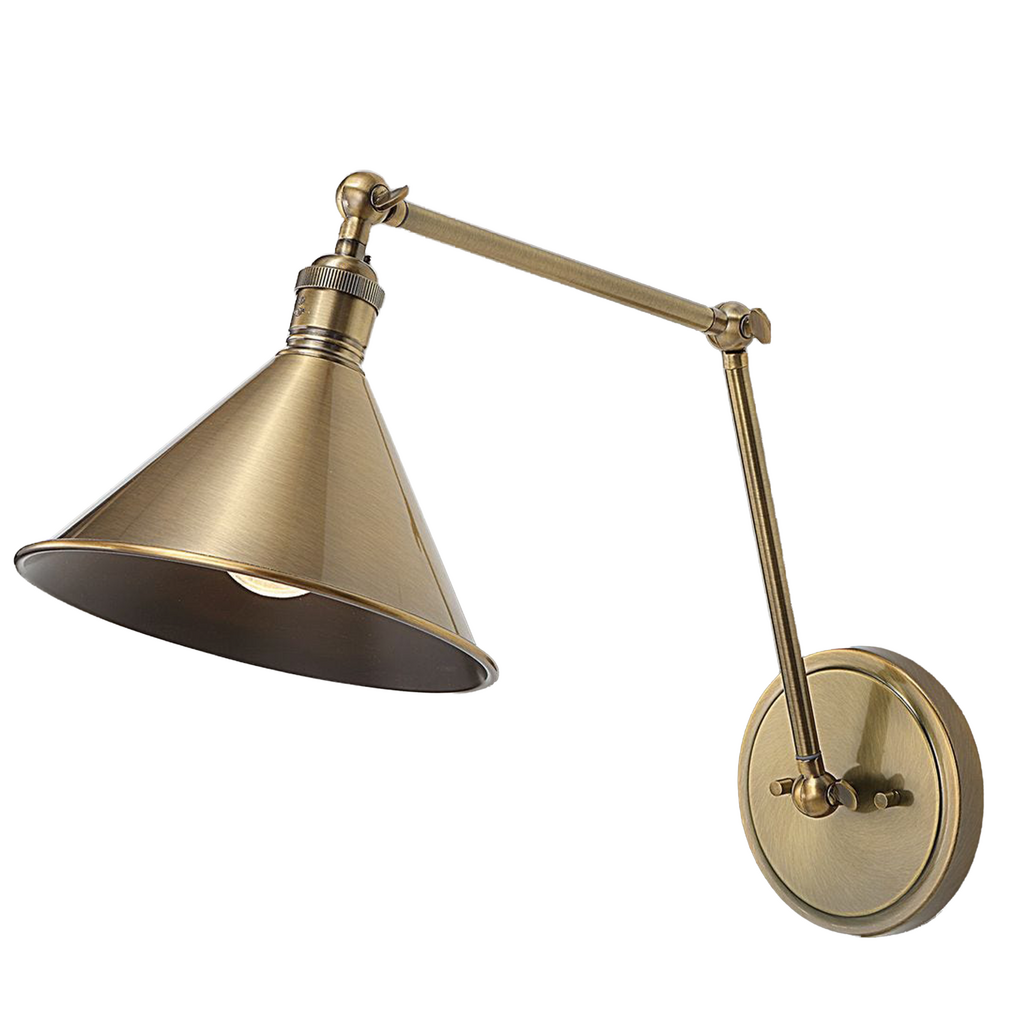 EXETER WALL SCONCE BURNISHED BRASS