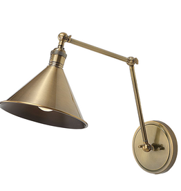 EXETER WALL SCONCE BURNISHED BRASS