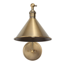 EXETER WALL SCONCE BURNISHED BRASS