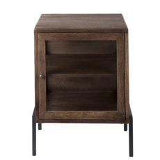 INDIANA SIDE TABLE DARK BROWN