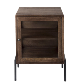 INDIANA SIDE TABLE DARK BROWN