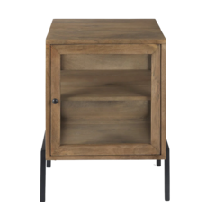 INDIANA SIDE TABLE LIGHT BROWN