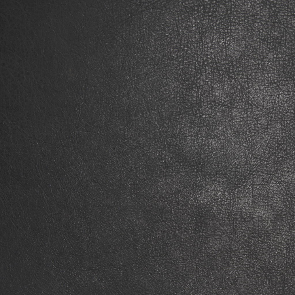 MARCO COUNTERSTOOL LEATHER AND METAL BLACK