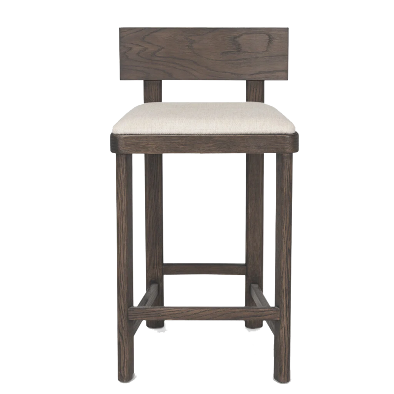 BROCK COUNTER STOOL DARK BROWN