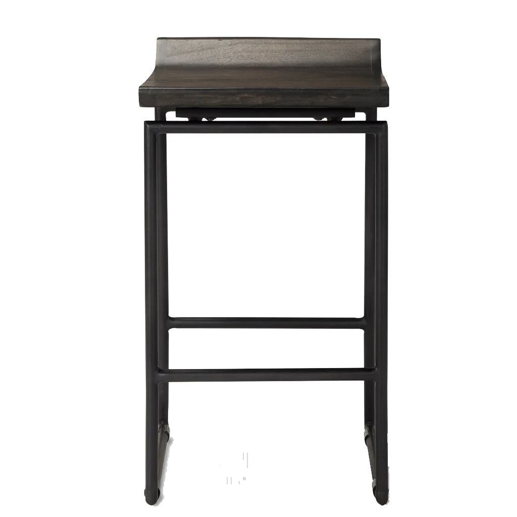 TRIM COUNTER STOOL DARK BROWN