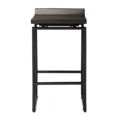 TRIM COUNTER STOOL DARK BROWN