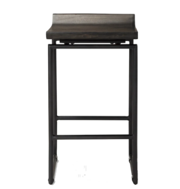 TRIM COUNTER STOOL DARK BROWN