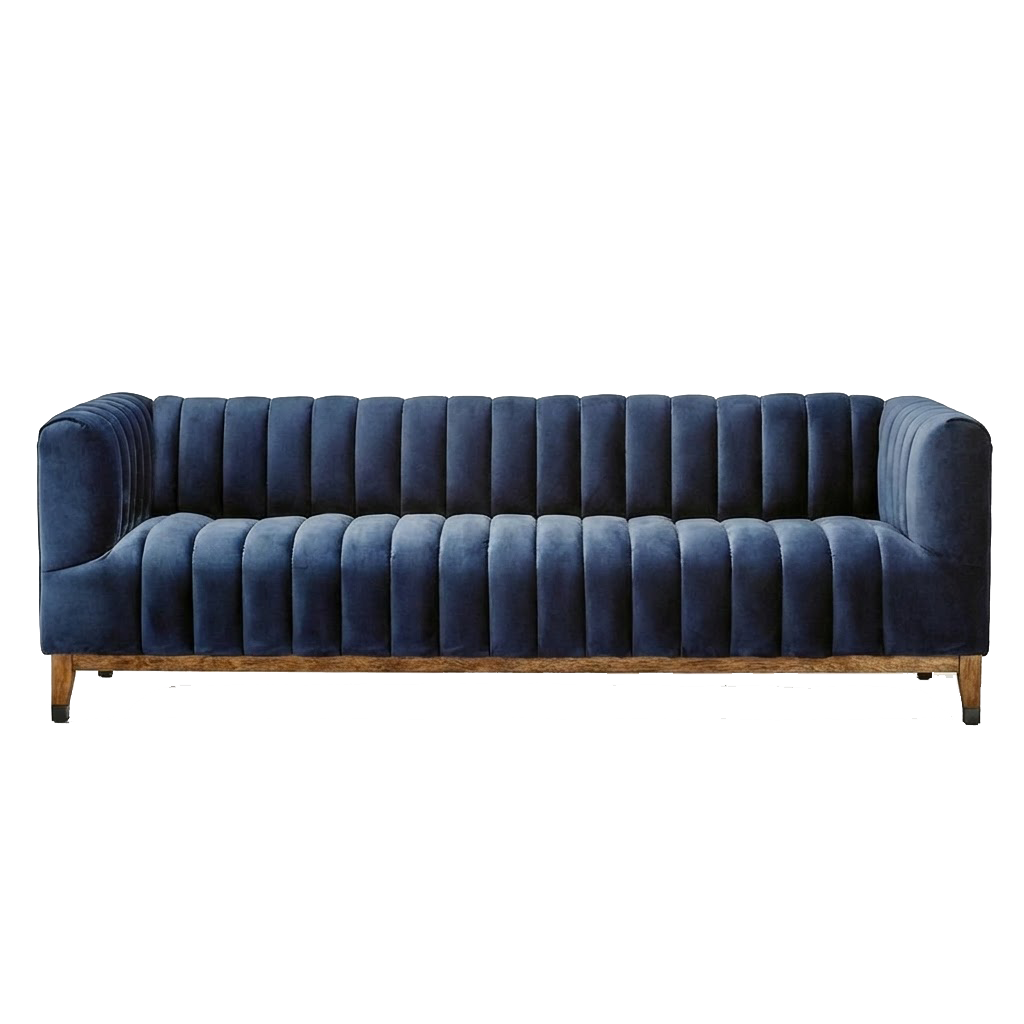 GARIBALDI SOFA VELVET BLUE