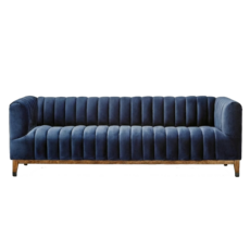 GARIBALDI SOFA VELVET BLUE