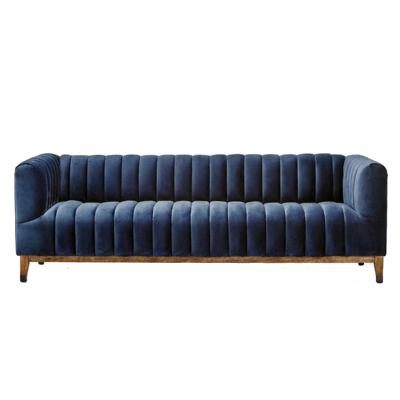 GARIBALDI SOFA VELVET BLUE