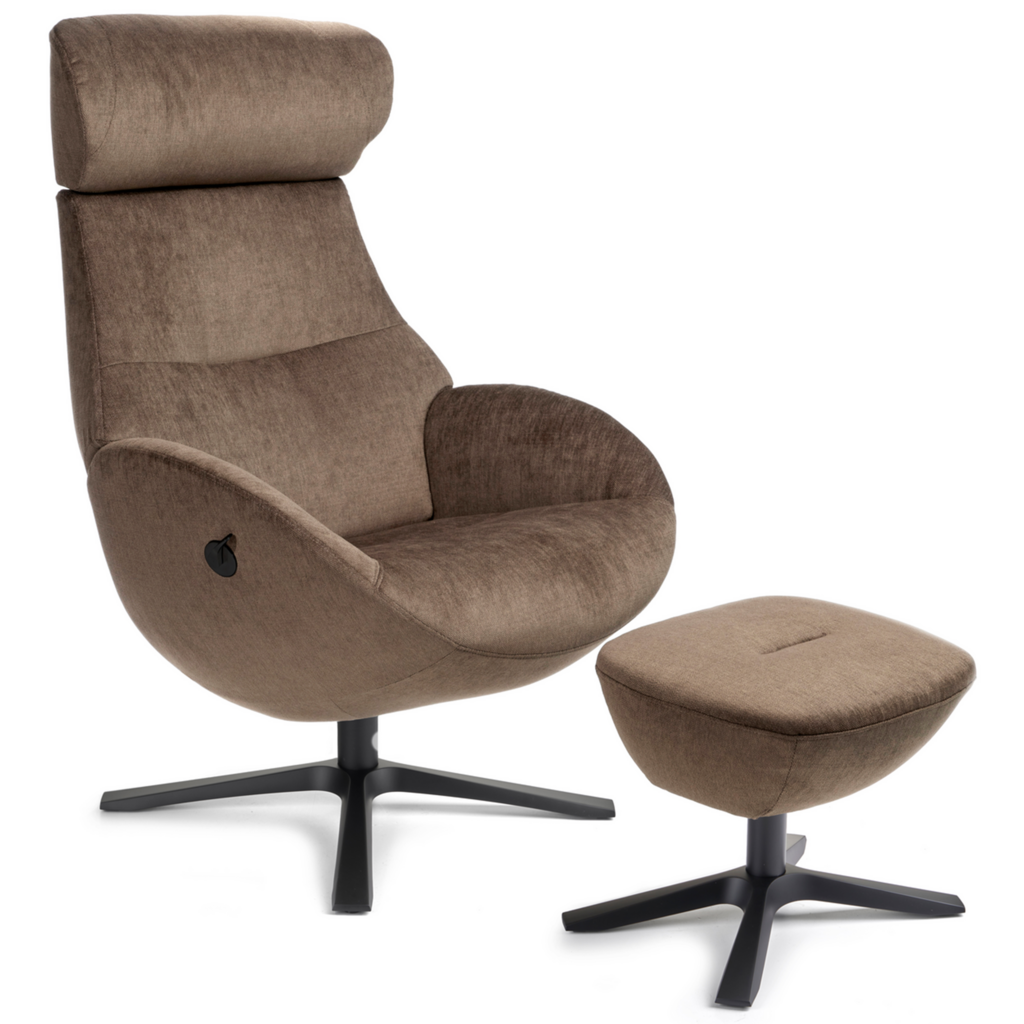 GLOBE CHAIR + FOOTSTOOL By Conform Sweden