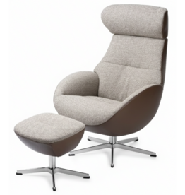 GLOBE CHAIR + FOOTSTOOL By Conform Sweden
