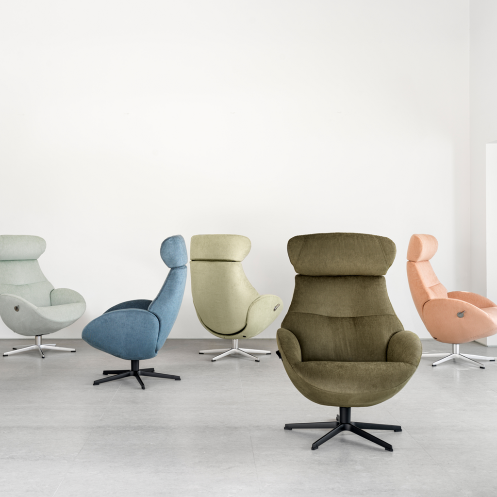GLOBE CHAIR + FOOTSTOOL By Conform Sweden
