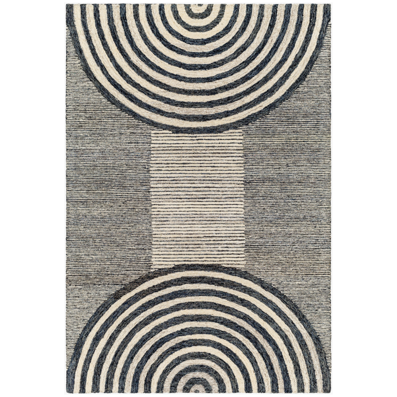 GRANADA ARCH 5' X 7'6" DARK BLUE BEIGE