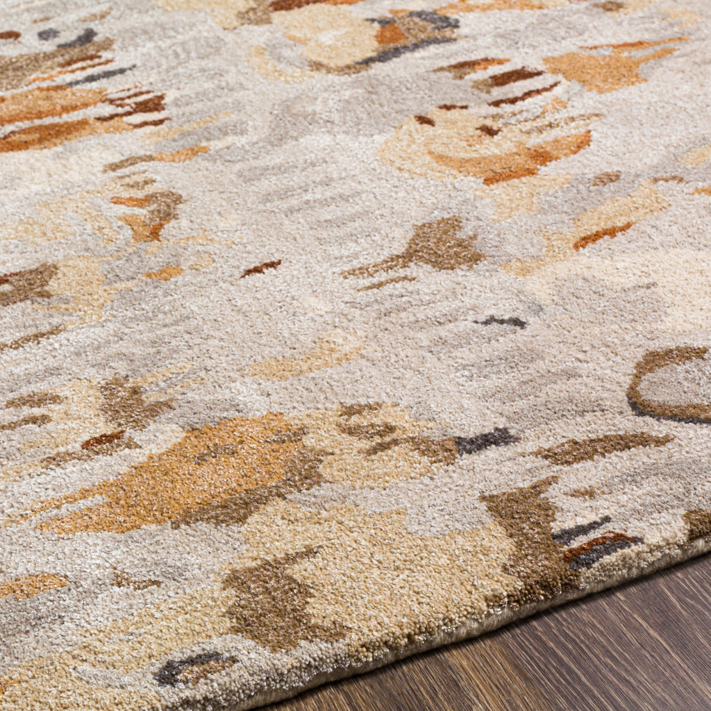 KAVEAT MULTI 9' X 12'  BURGUNDY RUST NATURAL GREY