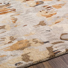 KAVEAT MULTI 9' X 12'  BURGUNDY RUST NATURAL GREY