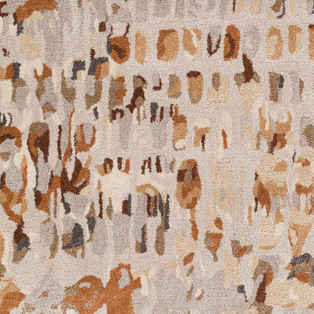 KAVEAT MULTI 9' X 12'  BURGUNDY RUST NATURAL GREY