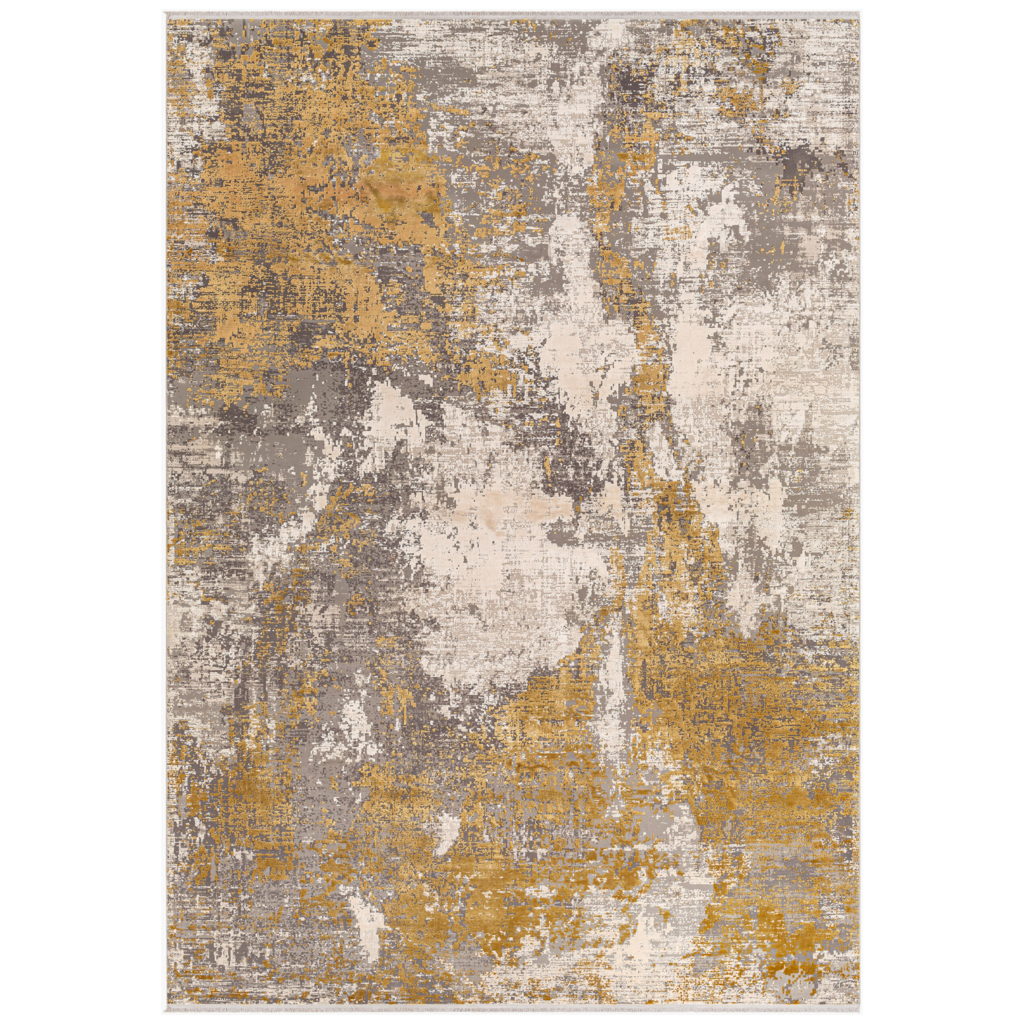 SOLEN 7'9" X 11'2"'  RUST CARAMEL GREY NATURAL