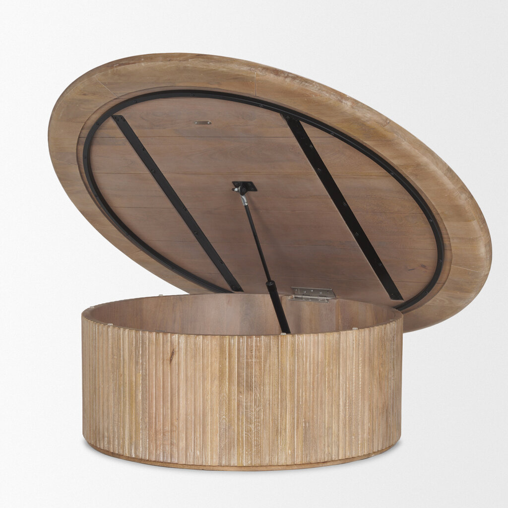 RALEIGH COFFEE TABLE OVAL LIGHT