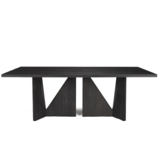 ETIQUETTE DINING TABLE 84" BLACK