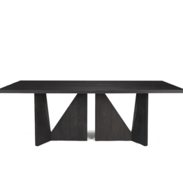 ETIQUETTE DINING TABLE 84" BLACK