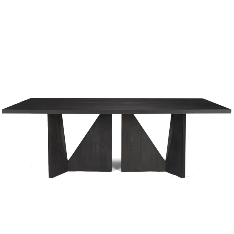 ETIQUETTE DINING TABLE 84" BLACK