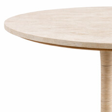 MARITIME COUNTER TABLE TRAVERTINE 36" ROUND