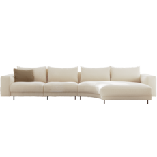 SAMBA CURVED CHAISE SECTIONAL By Furninova Sweden