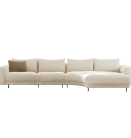 SAMBA CURVED CHAISE SECTIONAL By Furninova Sweden